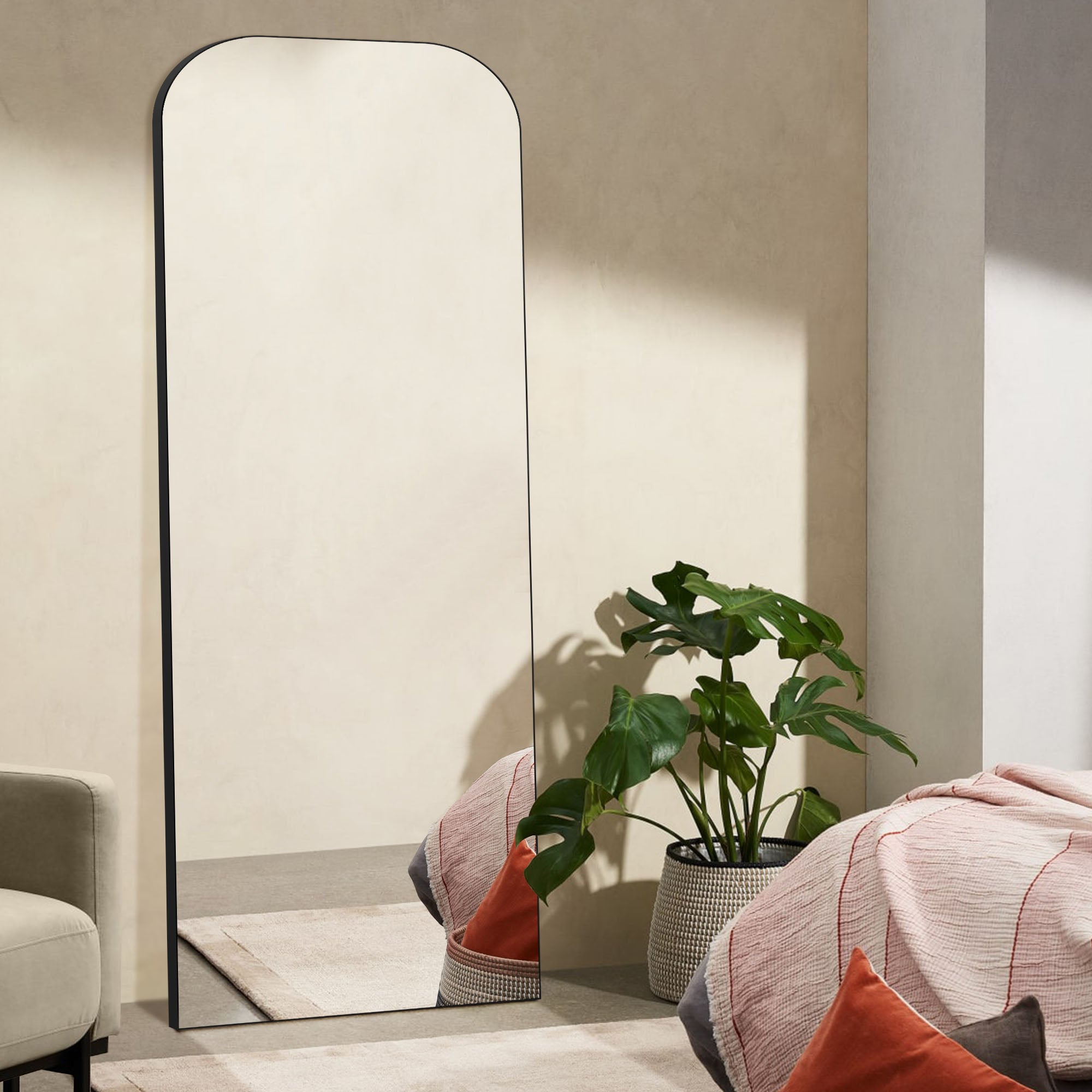 Thalia-Iron Frame Arch Full Length Dressing Mirror
