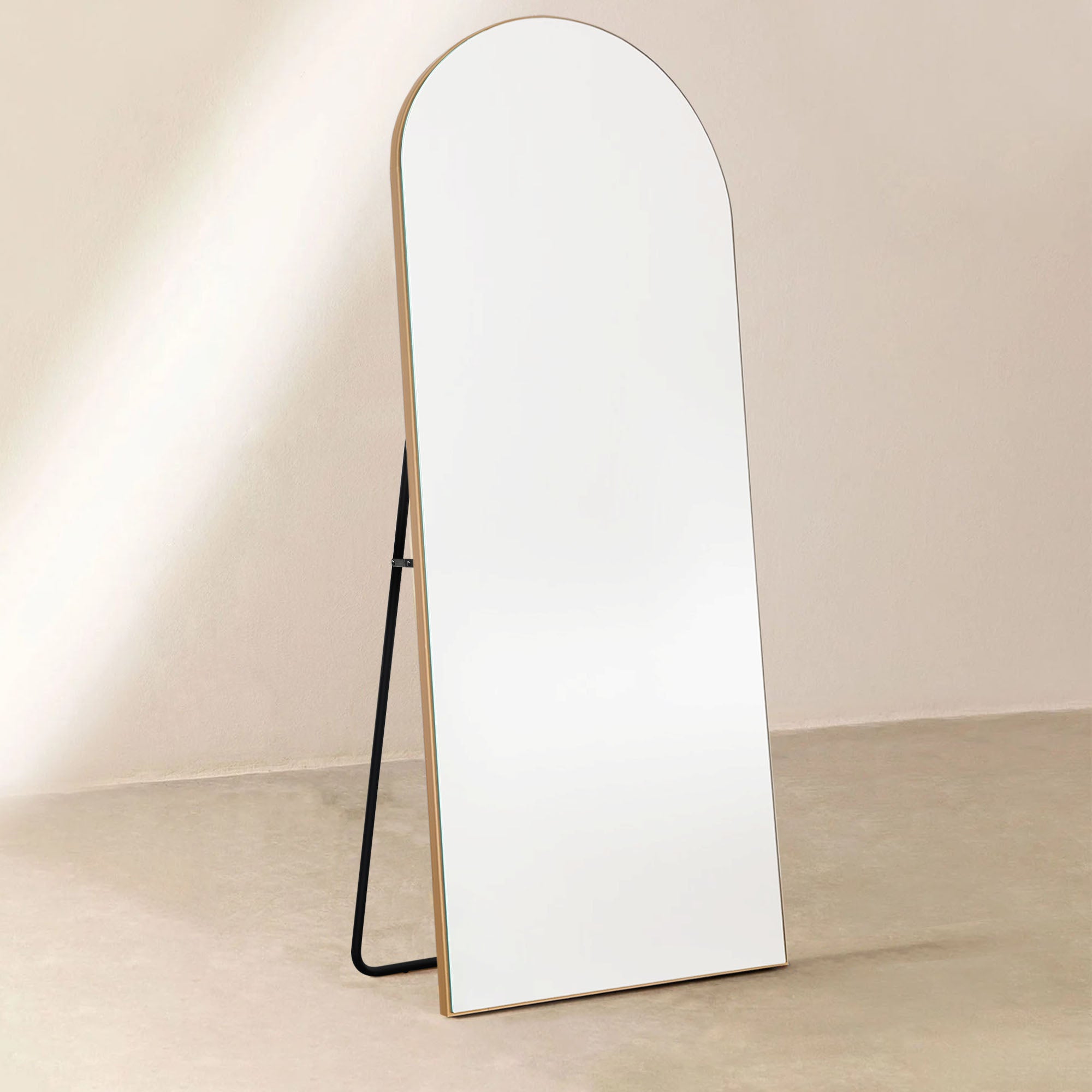 wood full length floor mirror