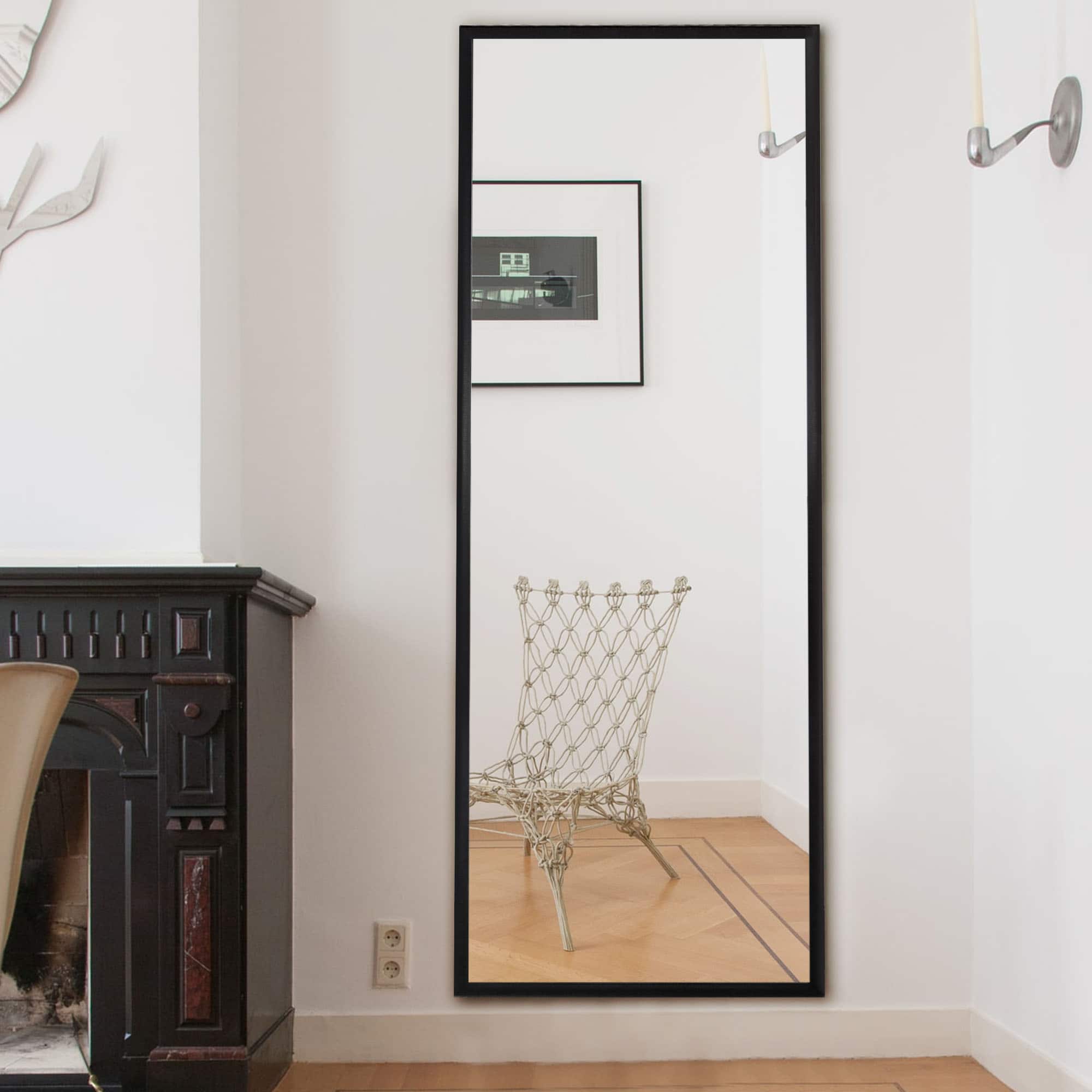 black full length mirror