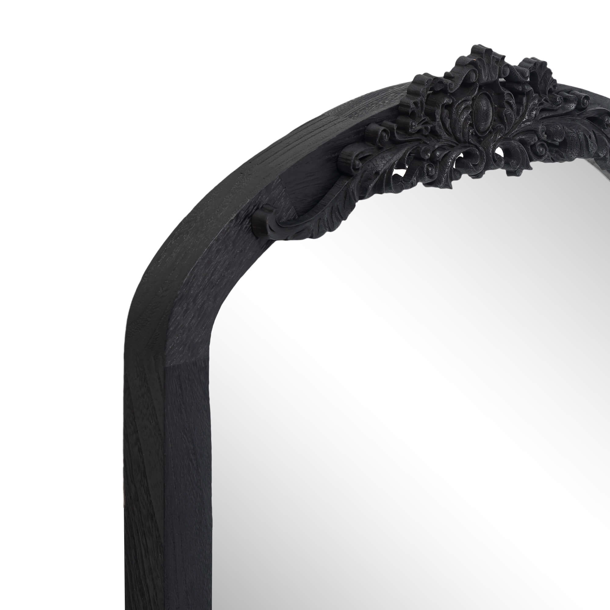 Jucy- 67"x28" Three Interchangeable Carved Solid Wood Full length Mirrors