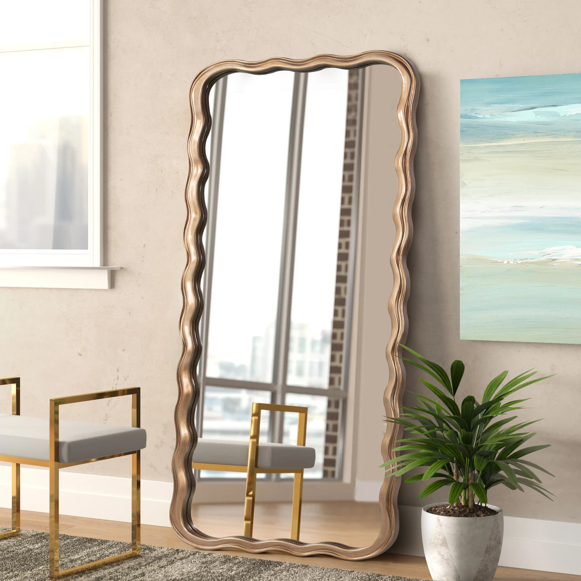 cayden full length leaning mirror