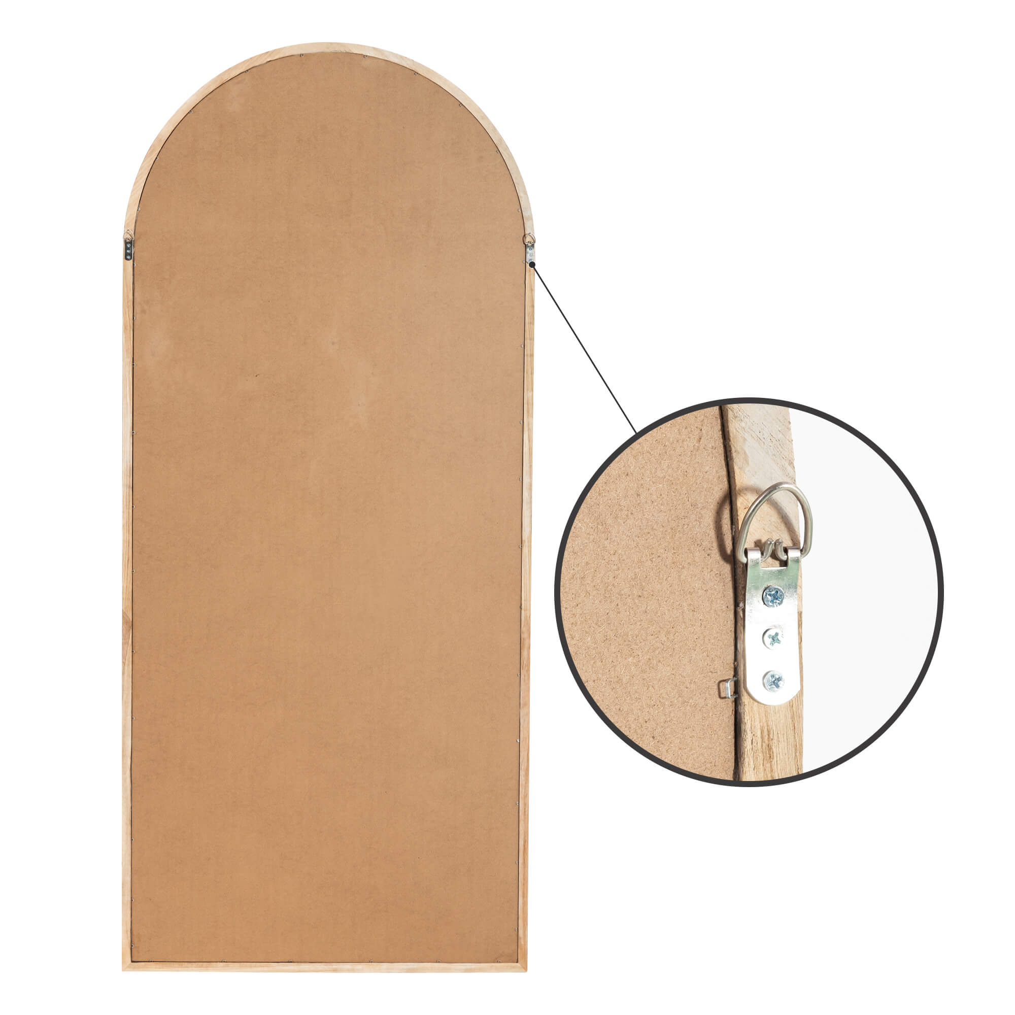 Sonia-71"x31.5" Farmhouse Wood Full Length Mirror