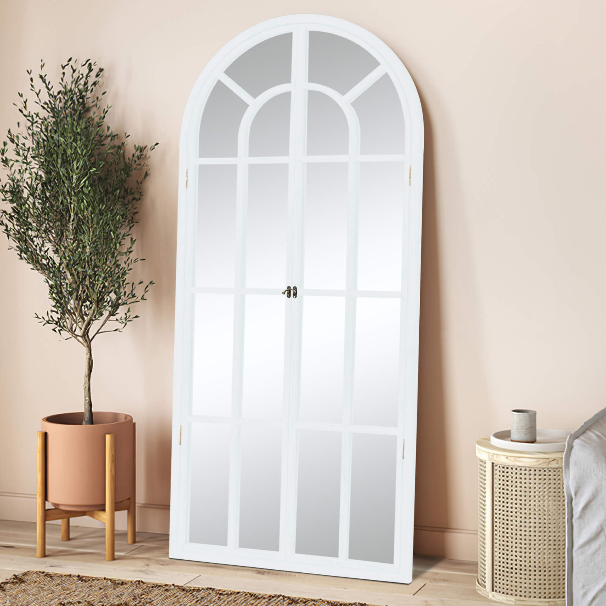 Sonia-71"x31.5" Farmhouse Wood Full Length Mirror