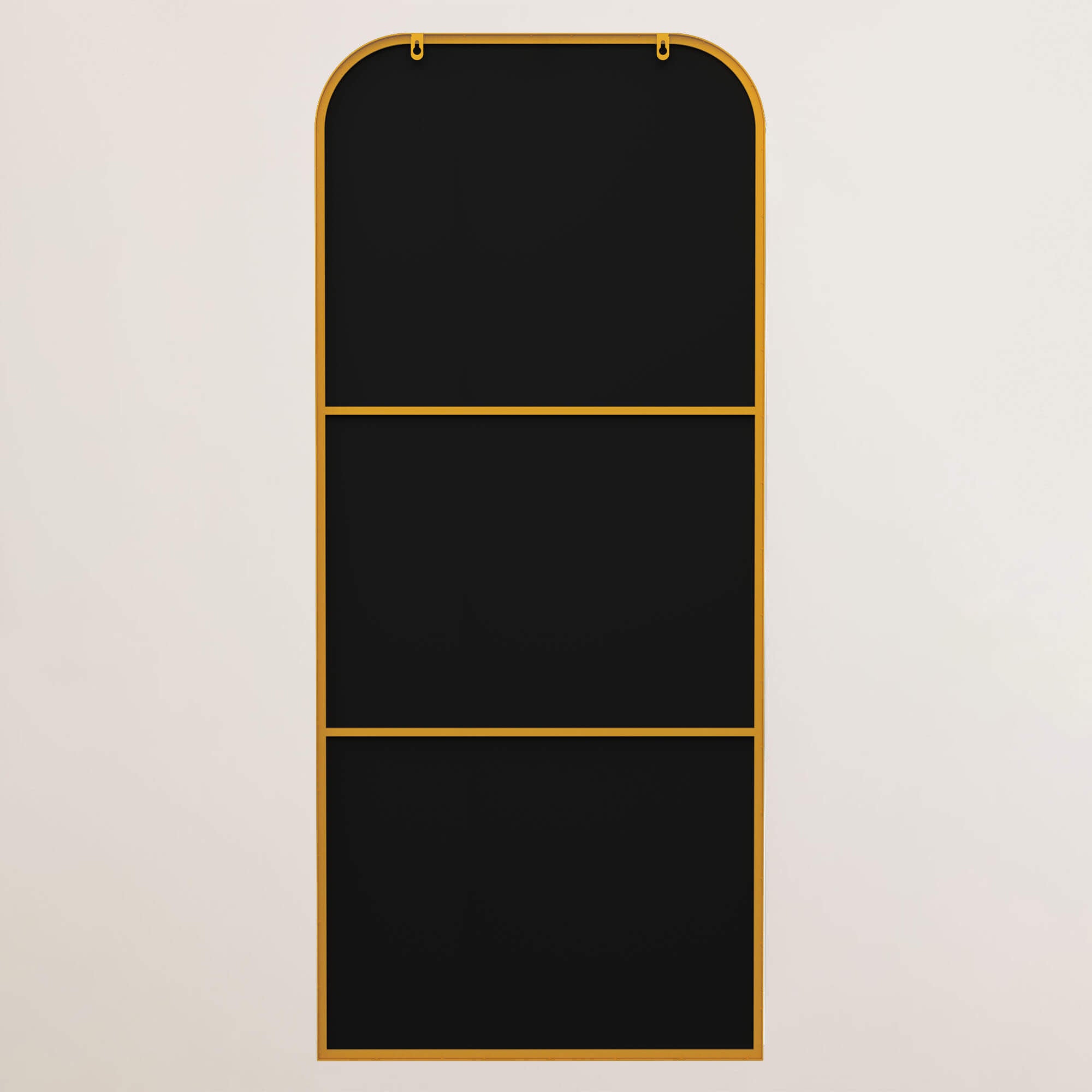 gold full length leaning decor mirror back