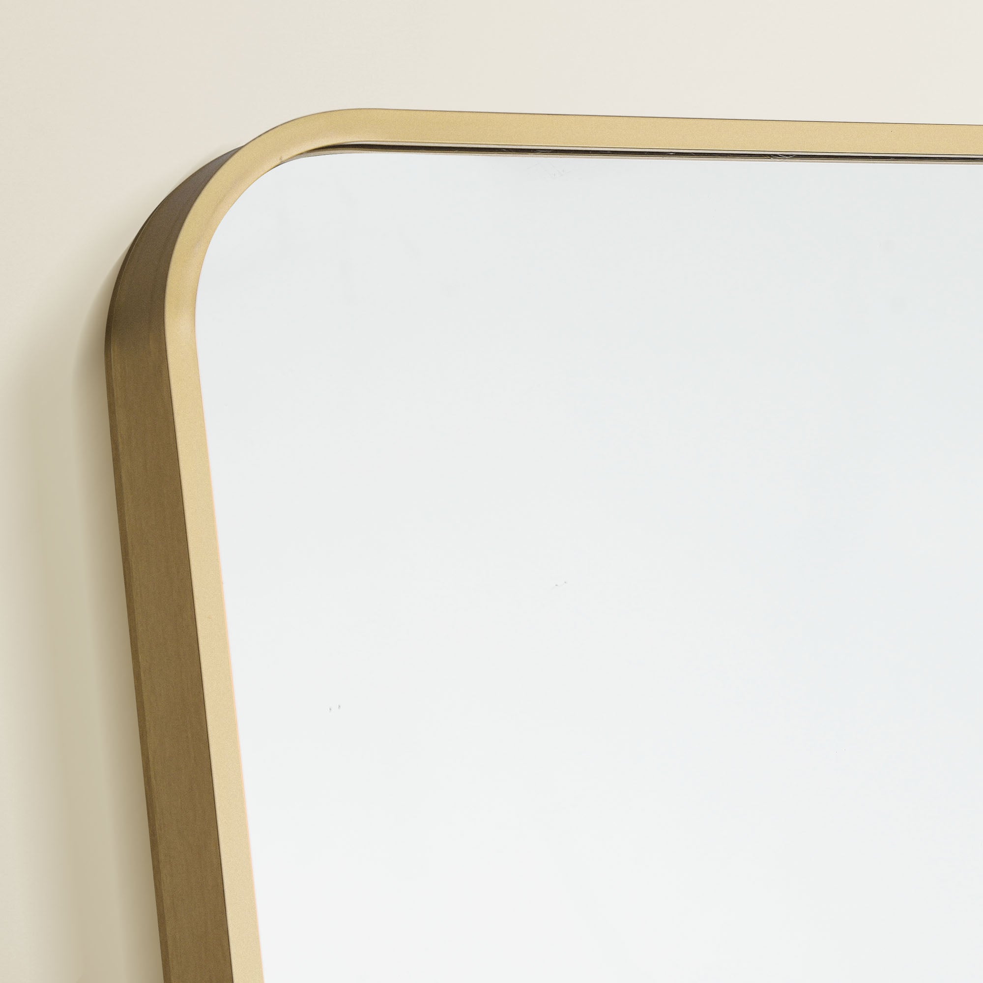 Dot-Modern Full Length Round Corner Mirror