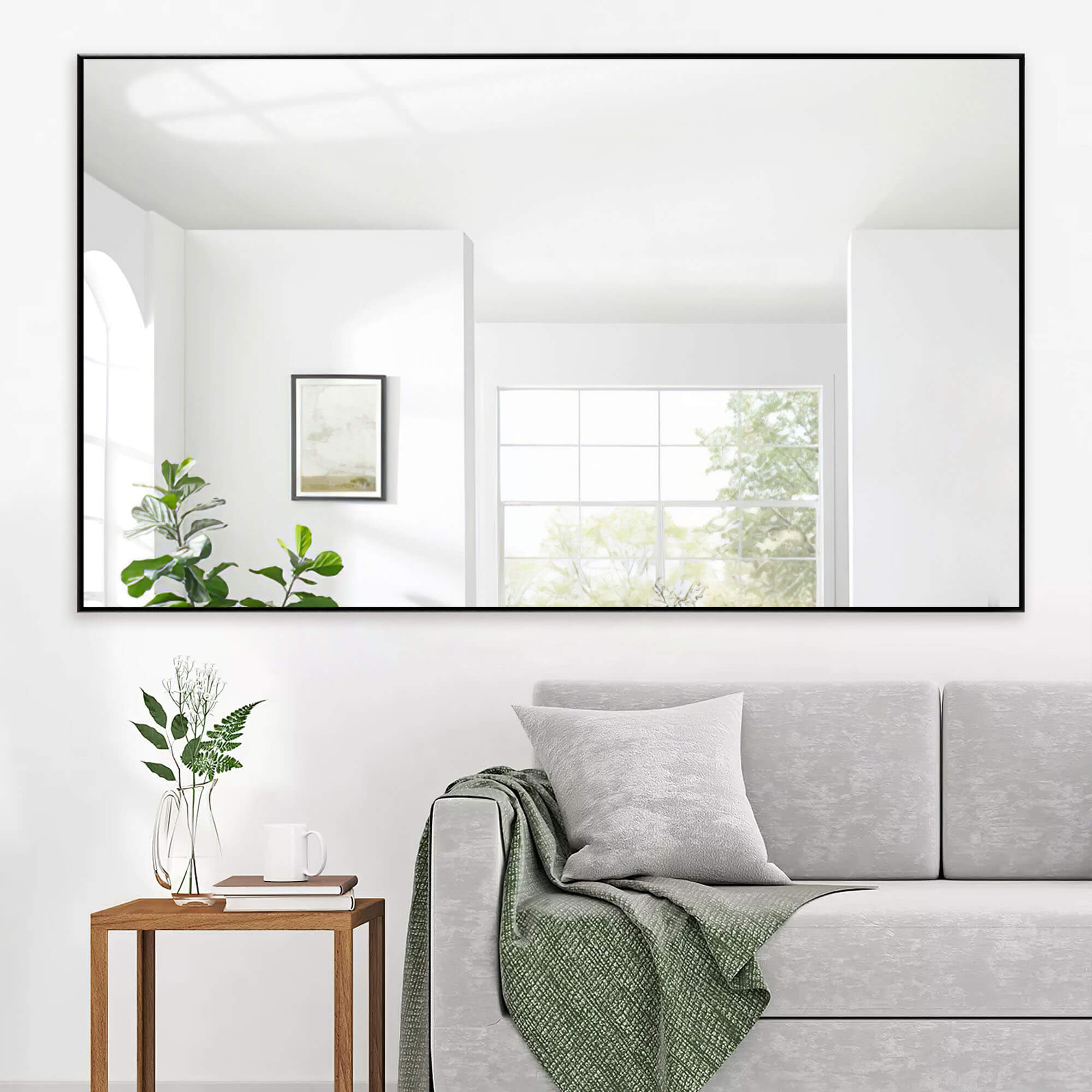 Full length floor mirror