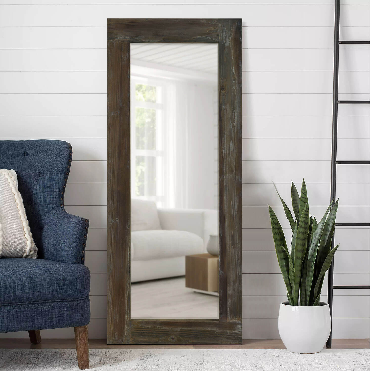 retro full length body mirror