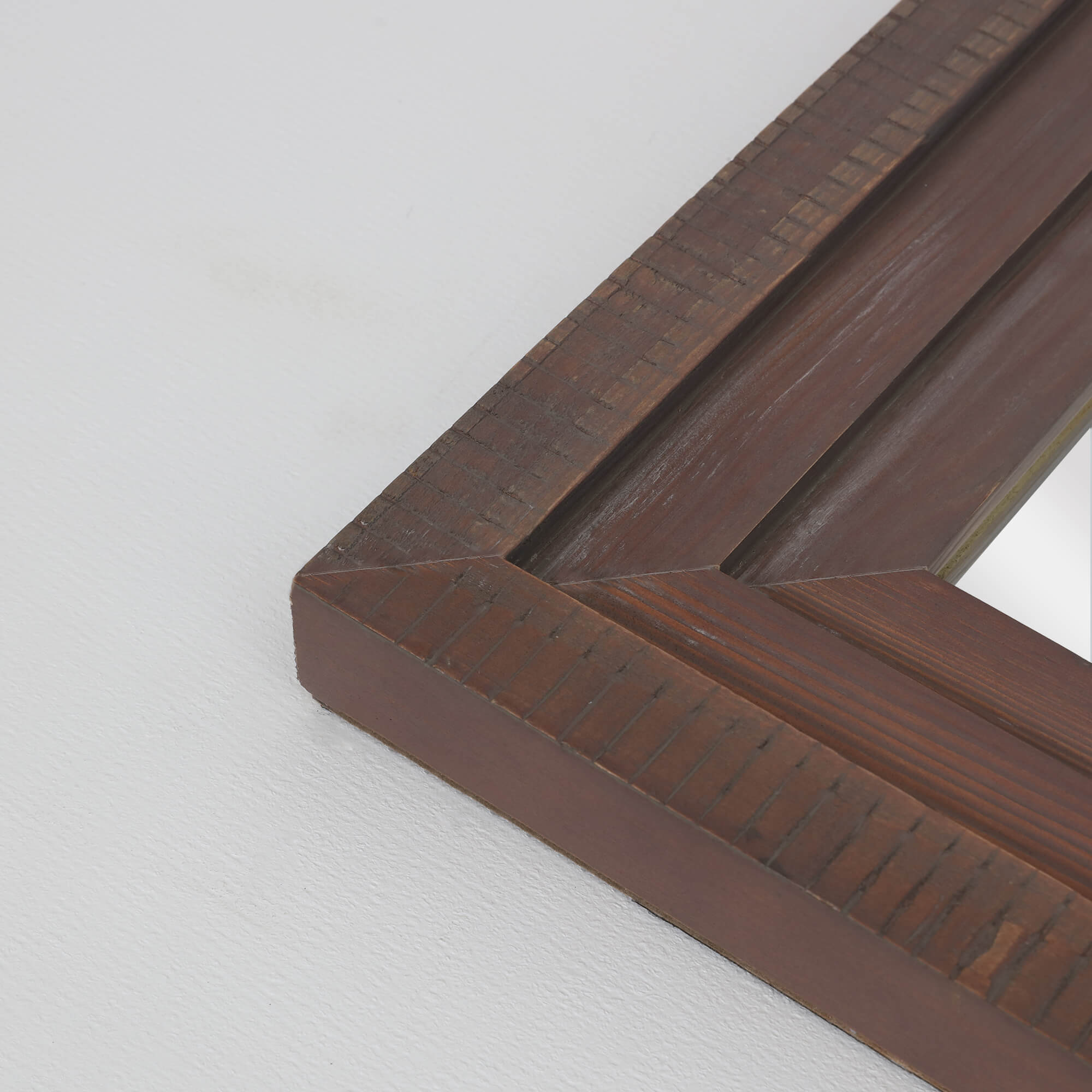 Annette-65"x22" Wood Rustic Full Length Decor Mirror