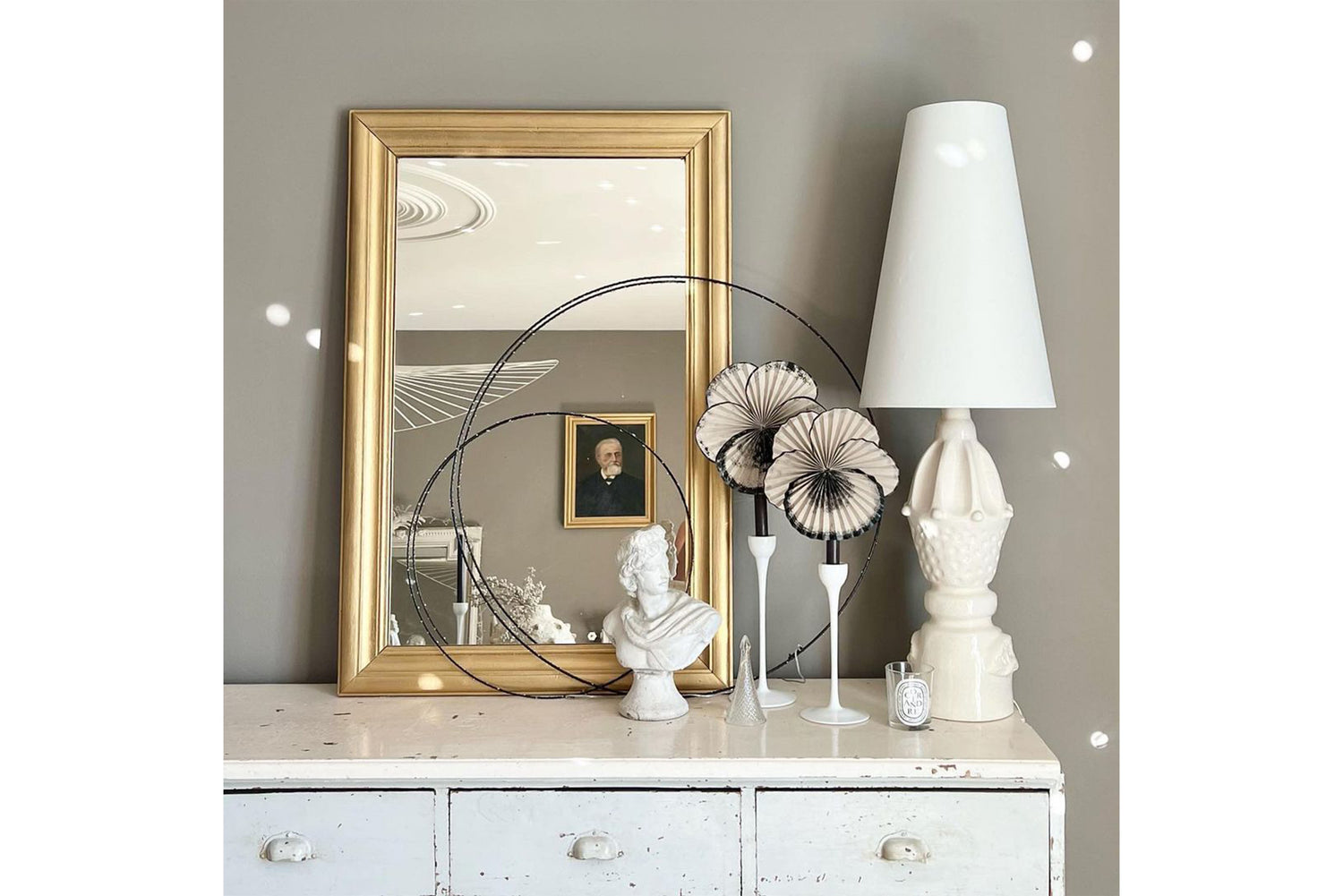 Five Gorgeous Ways to Glam Up Vintage Mirror Frames - All Things