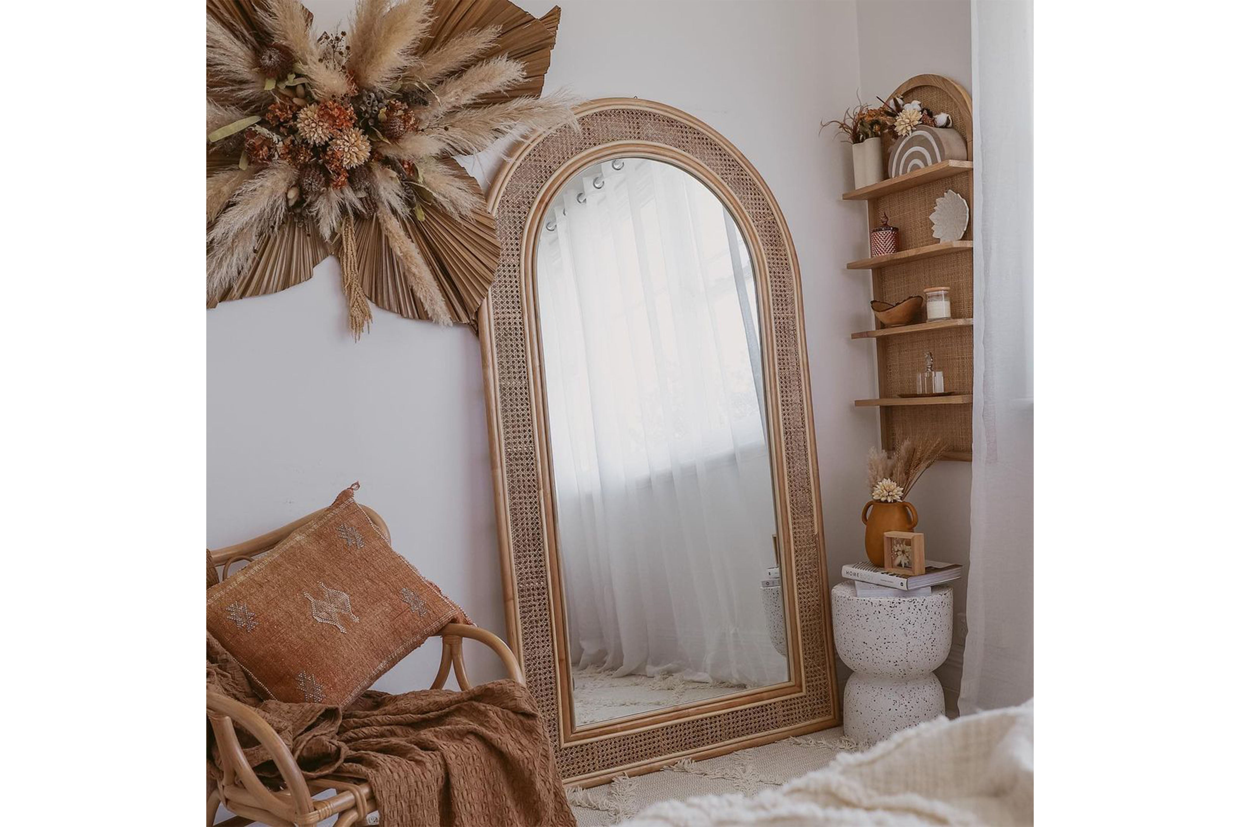 15 Unique Rattan Mirrors For Your Coastal Home