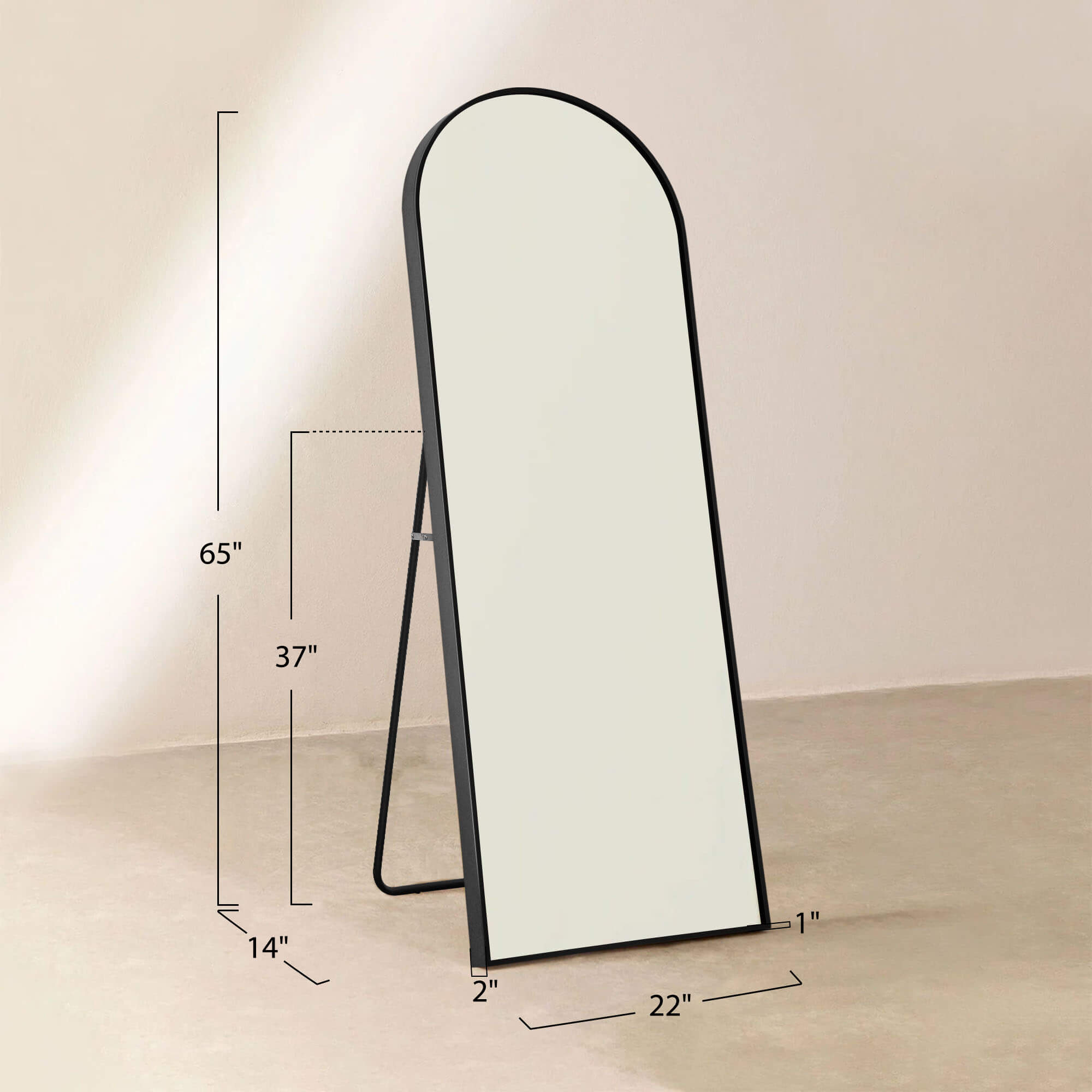 arch full standing mirror