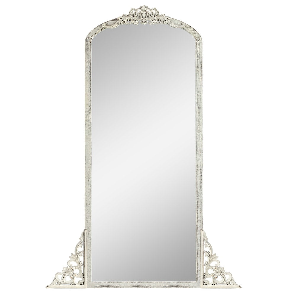 Jucy- 67"x28" Three Interchangeable Carved Solid Wood Full length Mirrors