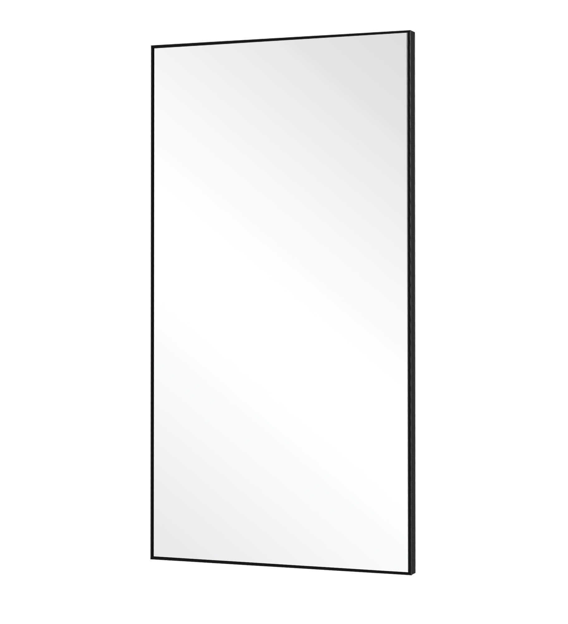 black large full length mirror