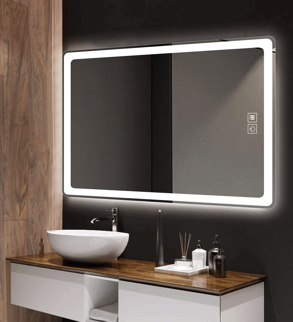 lilac led bathroom mirror sale