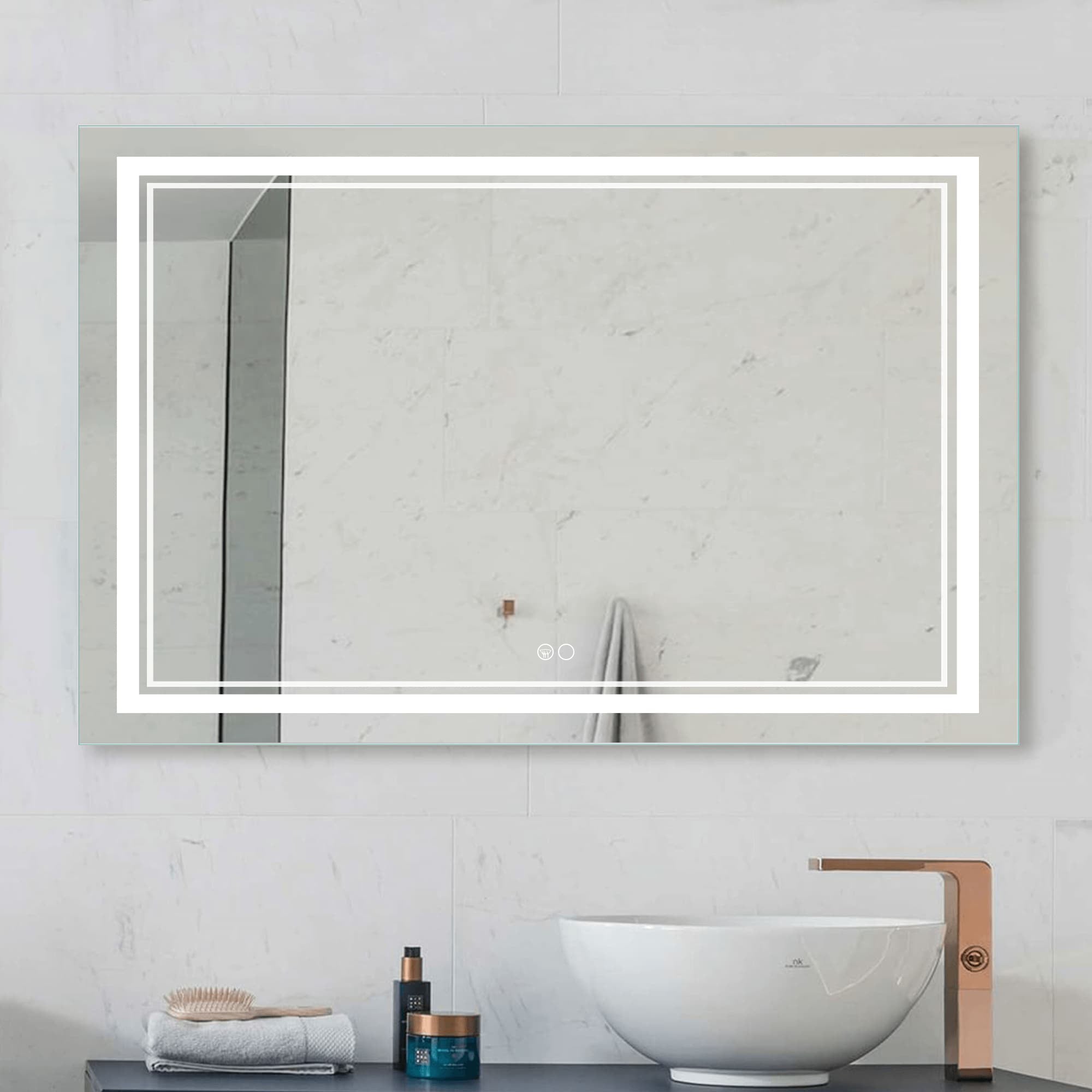 bathroom mirror with lights