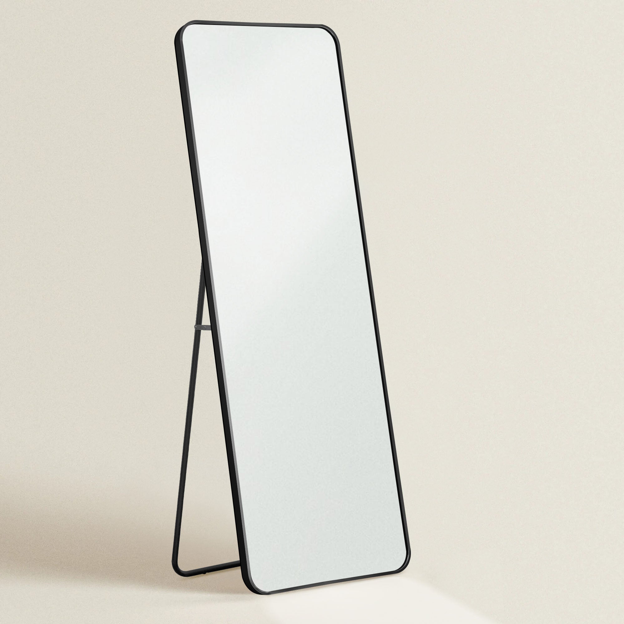 Dot-Modern Full Length Round Corner Mirror