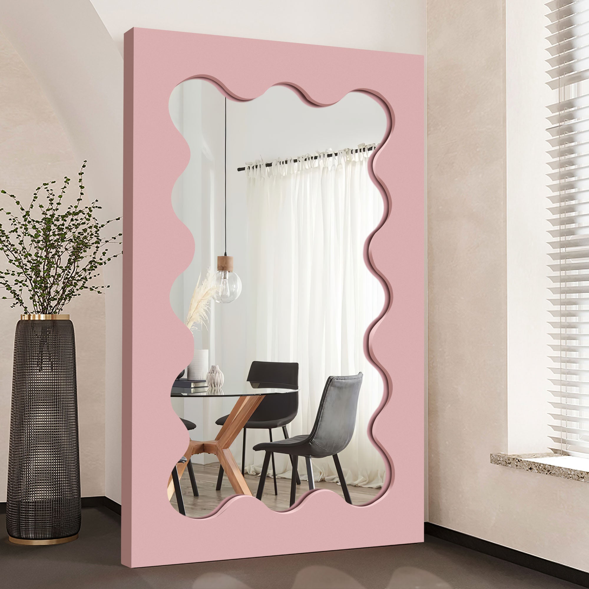 Catherine-Nordic Full Length Floor Creative Dressing Mirror