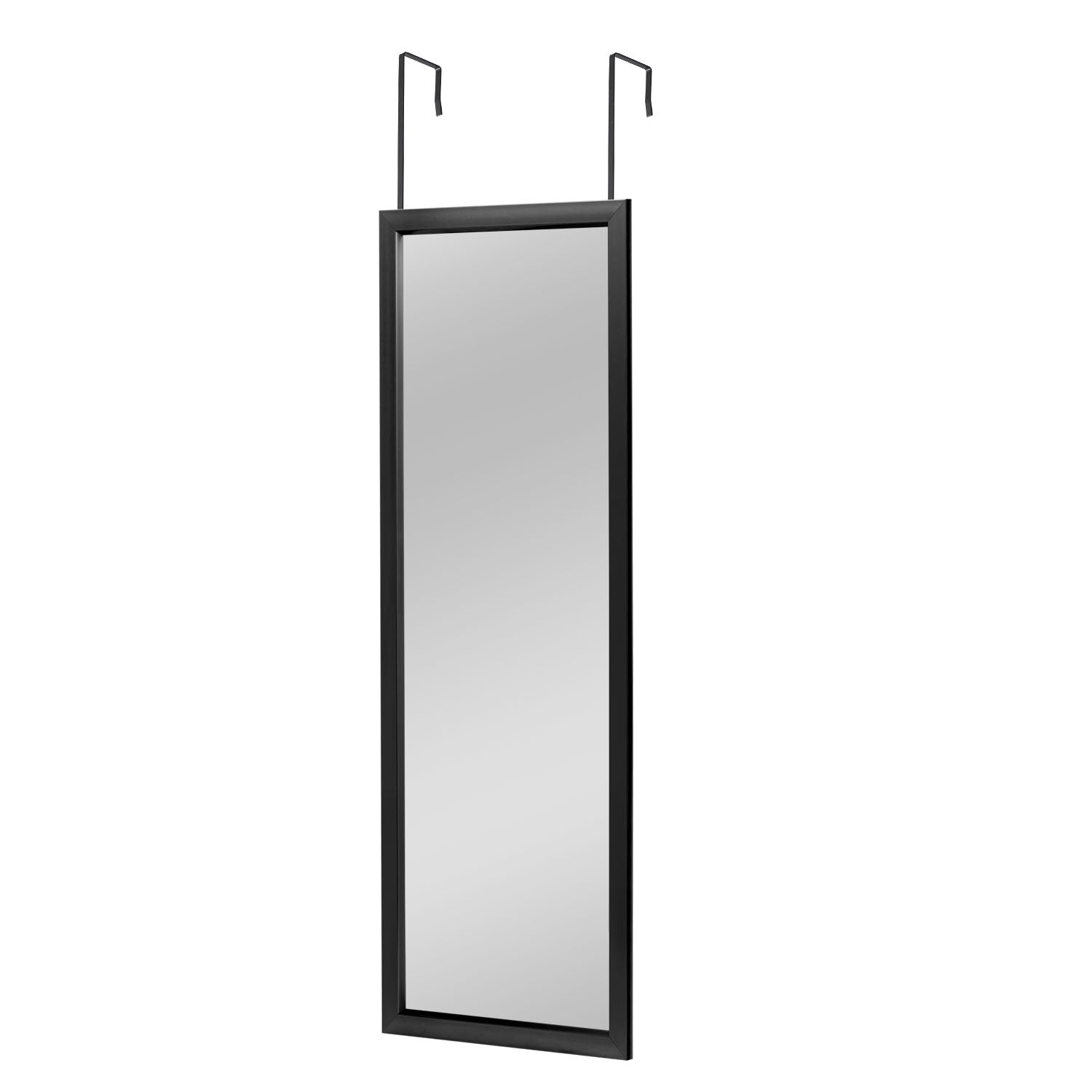 white full length door hanging mirror