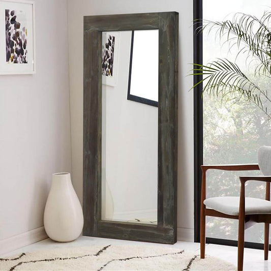 full length mirror wood frame