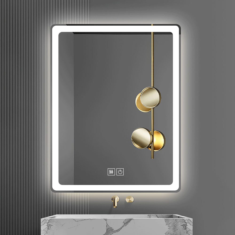 wall mirror with lights