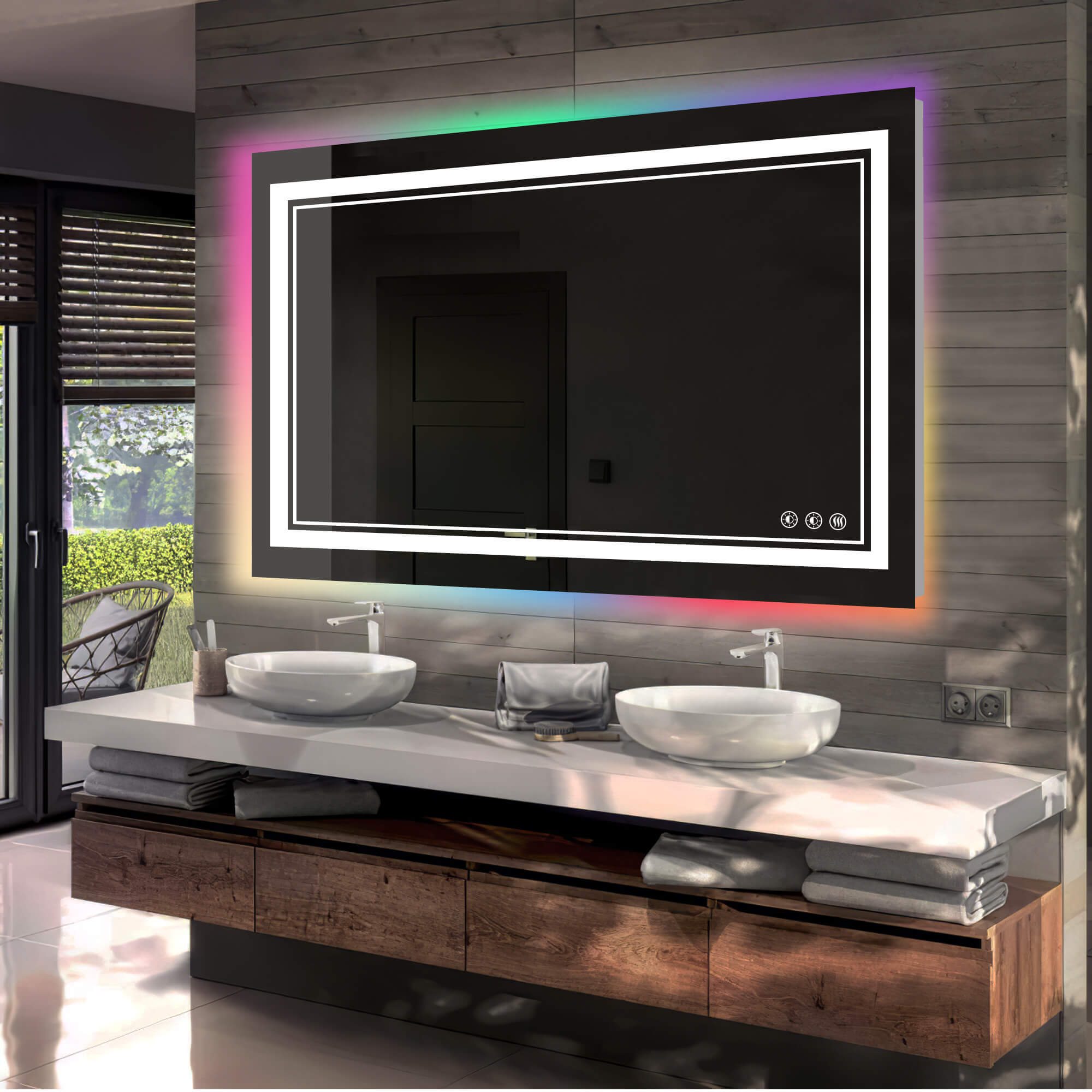 Rgb bathroom lights hotsell