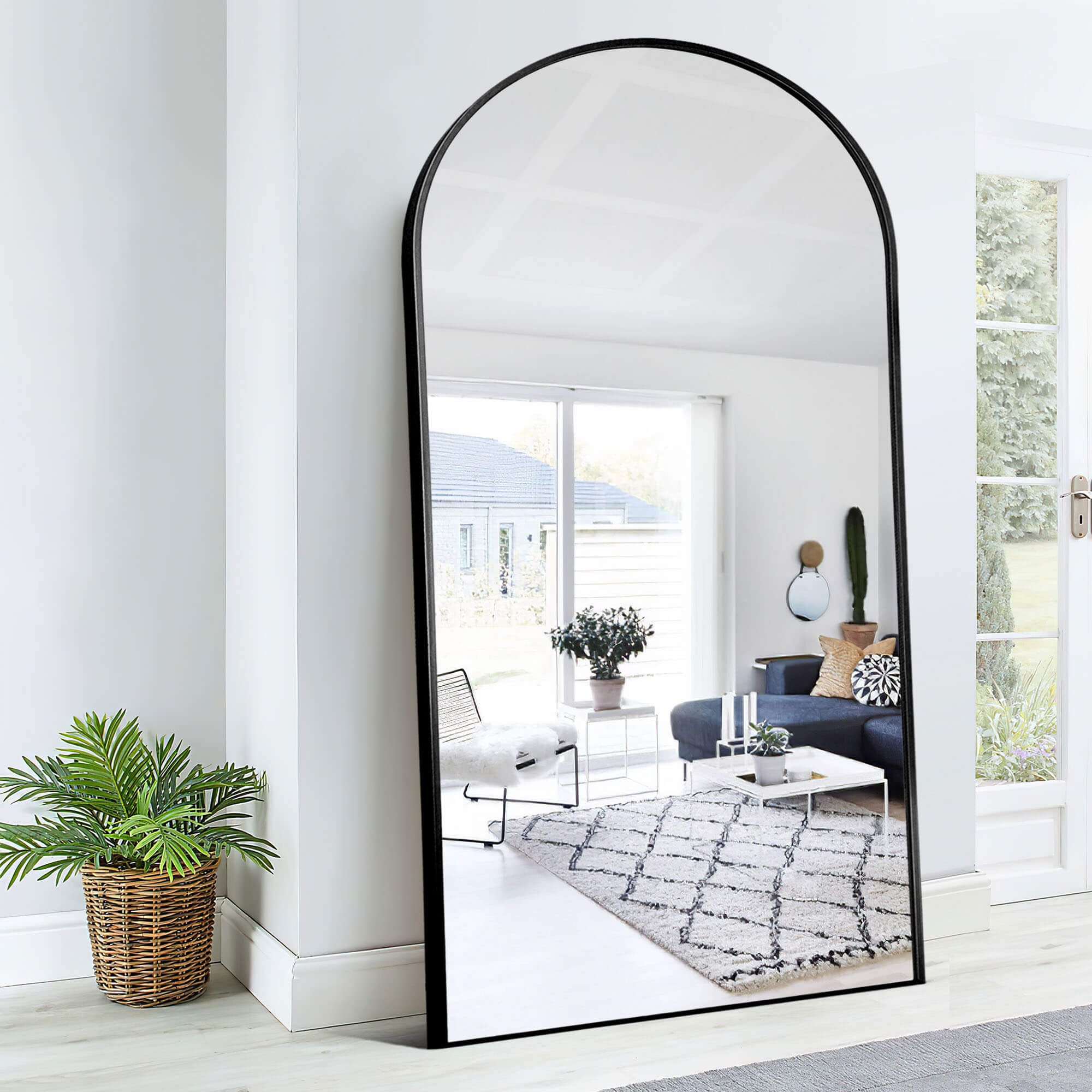 Sabrina-71"x32" Oversized Arched-top Full Length Dressing Mirror